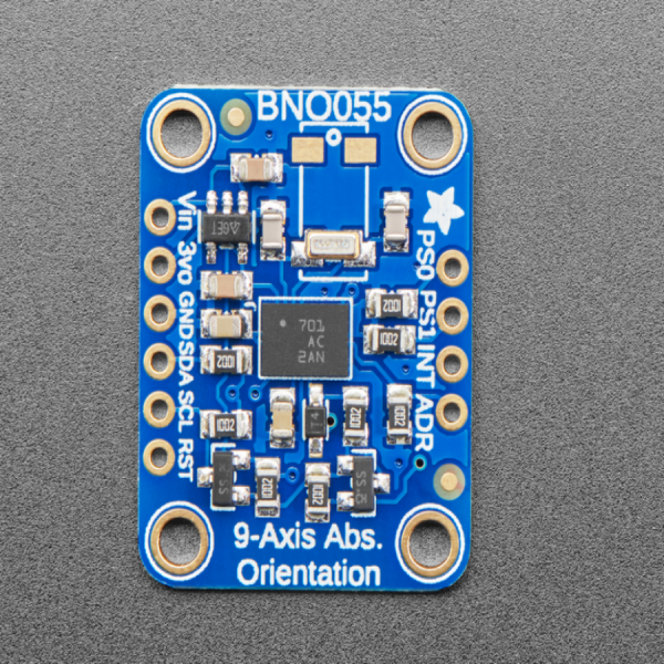 디바이스마트,MCU보드/전자키트 > 센서모듈 > IMU/AHRS(9축 이상),Adafruit,Adafruit 9-DOF Absolute Orientation IMU Fusion Breakout - BNO055 [ada-2472],Euler Vector, 100Hz / Quaterion, 100Hz / Angular Velocity Vector (20Hz) / Acceleration Vector (100Hz) / Magnetic Field Strength Vector (100Hz) / Linear Acceleration Vector (100Hz) / Gravity Vector (100Hz) / Temperature (1Hz)