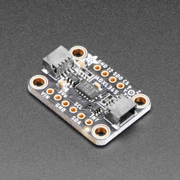 디바이스마트,MCU보드/전자키트 > 센서모듈 > 가속도/자이로/지자기센서 > 가속도센서,Adafruit,ADXL345 - Triple-Axis Accelerometer (+-2g/4g/8g/16g) w/ I2C/SPI [ada-1231],digital I2C and SPI interface 기반의 3축 가속도 센서 모듈