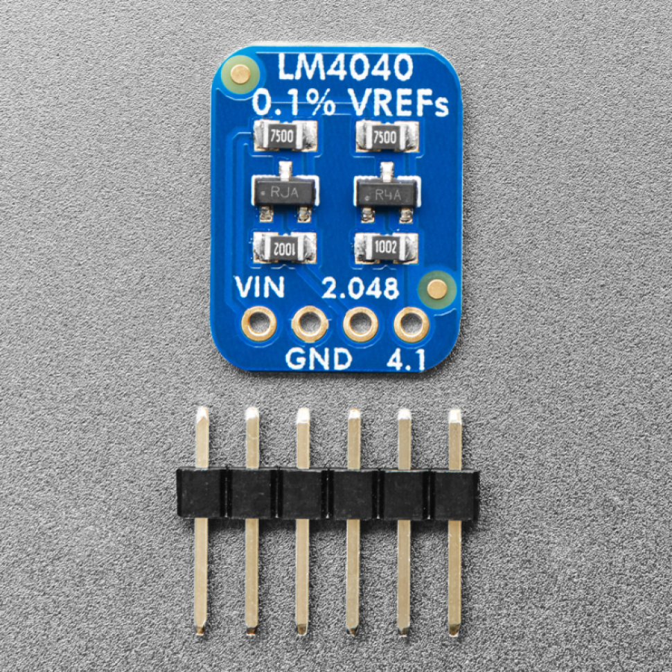 디바이스마트,MCU보드/전자키트 > 전원/신호/저장/응용 > 충전/배터리/전원,Adafruit,Precision LM4040 Voltage Reference Breakout - 2.048V and 4.096V [ada-2200],voltage reference로 활용할 수 있는 브레이크아웃 보드 / 두 가지의 고정밀 shunt-type 전압 레퍼런스 - 2.048V (3.3V용) + 4.096 (5V용)