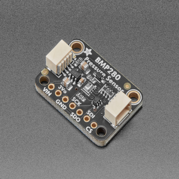 디바이스마트,MCU보드/전자키트 > 센서모듈 > 기압/무게/로드셀/Flex > 로드셀/무게/압력센서,Adafruit,Adafruit BMP280 I2C or SPI Barometric Pressure & Altitude Sensor [ada-2651],Bosch BMP280 temperature, barometric pressure sensor / I2C and SPI / 오차범위 : 기압 ±1 hPa, 온도 ±1.0°C (및 고도 ±1 meter 활용 가능) / BMP085, BMP180, BMP183의 업그레이드 버전 / 3V or 5V logic