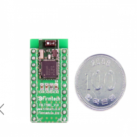 디바이스마트,MCU보드/전자키트 > 통신/네트워크 > 블루투스/BLE,(주)펌테크,블루투스 저전력 모듈 (FBL770BC_H),단종, 대체품 : FBL601BC_H, Pin to Pin : O