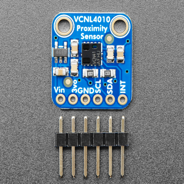 디바이스마트,MCU보드/전자키트 > 센서모듈 > 빛/조도/컬러/UV > 빛/조도/CdS센서,Adafruit,VCNL4010 Proximity/Light sensor [ada-466],PCB 크기: 23mm x 23mm / PCB 두께 : 1.75mm / I2C 7-bit address 0x13 사용 /  10 ~ 150mm 사이에서 가장 잘 작동됨