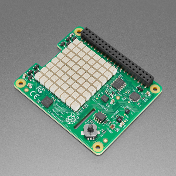 디바이스마트,오픈소스/코딩교육 > 라즈베리파이 > 라즈베리파이 확장보드/HAT,Adafruit,Raspberry Pi Sense HAT - For the Pi 2 / B+ / A+  [ada-2738],Pi 2 Model B, Model B+, Model A+ 호환 / Raspberry Pi 1 Model B & A 모델 중 26핀 모델 사용불가 / 라즈베리파이 미포함 / 8x8 led matrix 디스플레이 / 5버튼 조이스틱