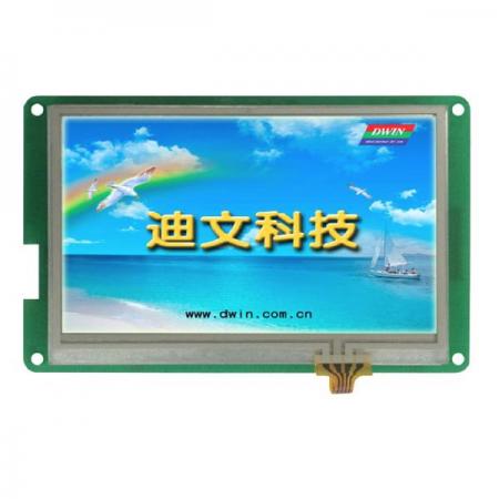 디바이스마트,LED/LCD > LCD COLOR > 칼라터치 LCD패널 > 6인치 컬러터치 LCD패널,DWIN,［DWIN] DMT48270T043_03WT ( 4.3인치 DGUS 간편 프로그램, UART LCD 일체형 모듈 ),4.3" 4선 압전식 터치 스크린, Sunlight LCD(900nit), 16:9, 480x272, DGUS 간편 프로그램, 65K Color, 전압[V] 12(5~15), 전류[mA] 220mA@12V, 온도[C] -30/+70, 폰트 32MB, 그림 저장 256MB/836pcs, 56KB RAM, RS232 인터페이스(Jumper ON TTL), Micro SD Card로 그림 파일 다운 로드, 2mm 8핀 커넥터, RTC, 부저 기능, 산업용