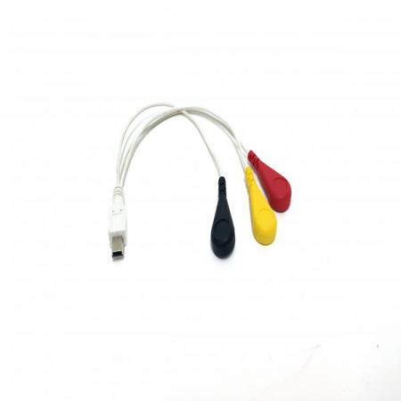 디바이스마트,케이블/전선 > 어셈블리 케이블 > 특수 커넥터 케이블,,JTSNAP0209-20,Mini Usb to 3 Female Snap 메디컬 케이블 / 길이 : 20cm / 홀 규격 : 4mm / EMG 전극을 부착하여 사용 / 대부분의 EMG 전극 사용 가능