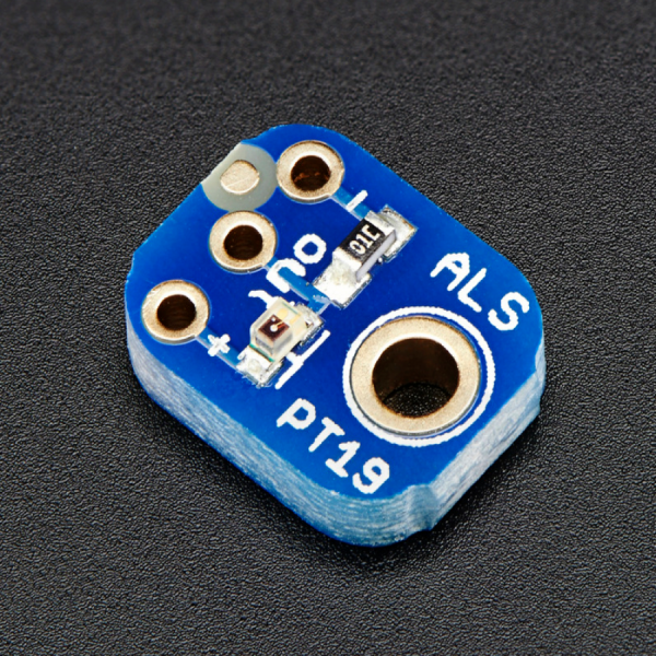 디바이스마트,MCU보드/전자키트 > 센서모듈 > 빛/조도/컬러/UV > 빛/조도/CdS센서,Adafruit,Adafruit ALS-PT19 Analog Light Sensor Breakout  [ada-2748],빛을 많이 감지할수록 전압이 올라갑니다.