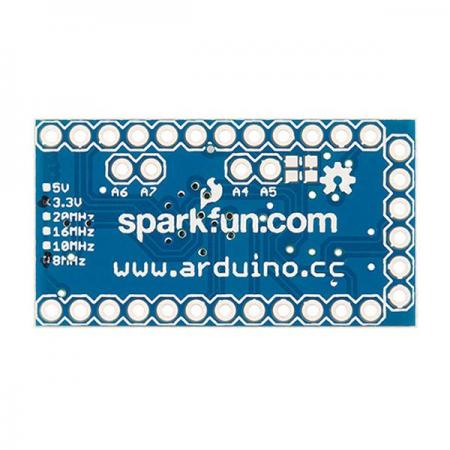 디바이스마트,오픈소스/코딩교육 > 아두이노 > 아두이노 정품 보드/쉴드/키트,아두이노,Arduino Pro Mini 328 - 3.3V/8MHz [DEV-11114],아두이노 미니 버전으로 3.3V 시스템이며 8Mhz 부트로더가 동작하는 정품 보드 입니다.