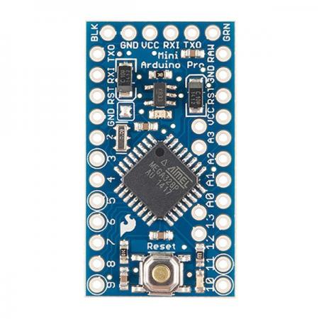 디바이스마트,오픈소스/코딩교육 > 아두이노 > 아두이노 정품 보드/쉴드/키트,아두이노,Arduino Pro Mini 328 - 3.3V/8MHz [DEV-11114],아두이노 미니 버전으로 3.3V 시스템이며 8Mhz 부트로더가 동작하는 정품 보드 입니다.