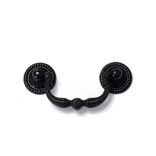 2구손잡이/해마/검정/가구손잡이