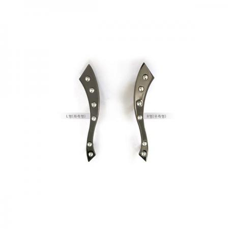 디바이스마트,화학/산업/안전 > 손잡이/도어용품 > 가구 손잡이 > 2구 손잡이,MDIY,2구손잡이/S자보석/흑니켈유광/가구손잡이,2구손잡이 S자보석 흑니켈유광 가구손잡이