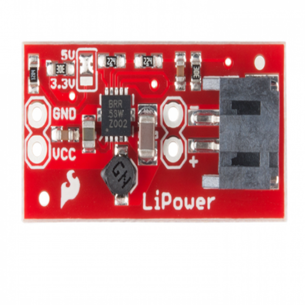 디바이스마트,MCU보드/전자키트 > 전원/신호/저장/응용 > 레벨컨버터/전압관리,SparkFun,LiPower - Boost Converter [PRT-10255],5V, 3.3V 출력을 선택할 수 있는 솔더 점퍼를 가지고 있으며 2.6V 이하 저전압에 대한 보호 기능을 가지고 있습니다.