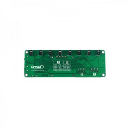 디바이스마트,MCU보드/전자키트 > 센서모듈 > 라이다/거리/초음파/라인 > 적외선(IR)/라인센서,Cytron,Advanced Auto-Calibrating Line Sensor [LSA08],LSA08 라인 트레이싱 센서로 8개의 센서로 구성되어 있으며, 임베디드 시스템이나 로봇에서 라인을 추적하기 위해 사용되는 제품입니다. 빨,초,파,흰,검,회 등의 표면에서 동작이 가능하며 여러 밝기에서도 동작이 가능합니다.