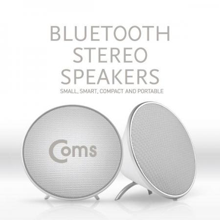 디바이스마트,컴퓨터/모바일/가전 > 음향ㆍ영상ㆍ카메라 > 블루투스 사운드 > 블루투스 휴대용스피커,Coms,명품 2채널 블루투스 스테레오 스피커 [IB894],포터블 / AUX / 블루투스 v4.1