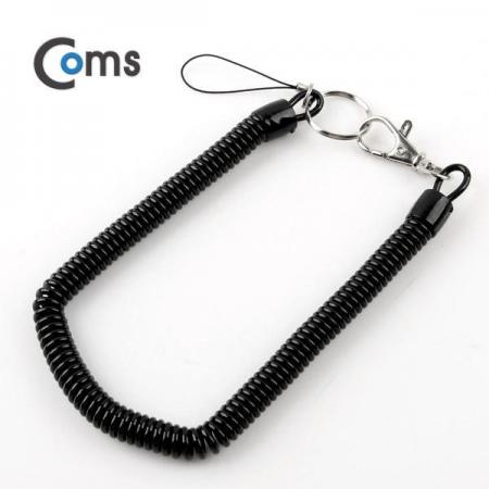 디바이스마트,컴퓨터/모바일/가전 > 스마트폰/스마트기기 > 모바일 주변기기 > 기타 주변기기,Coms,스프링 스트랩 OD: 11mm, 30cm / Black [ITB147],휴대폰 분실방지 / 열쇠고리 / 떨어뜨림 방지