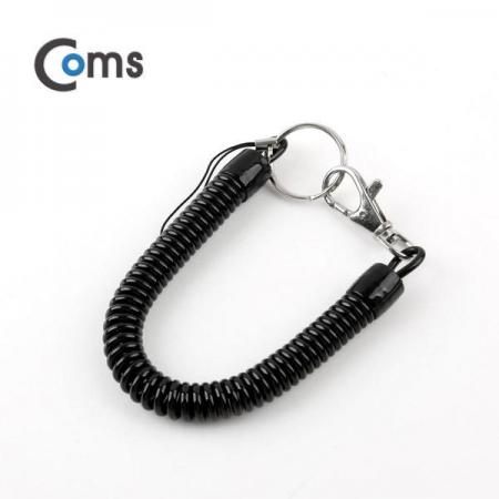 디바이스마트,컴퓨터/모바일/가전 > 스마트폰/스마트기기 > 모바일 주변기기 > 기타 주변기기,Coms,스프링 스트랩 OD: 11mm, 15cm / Black [ITB145],휴대폰 분실방지 / 열쇠고리 / 떨어뜨림 방지