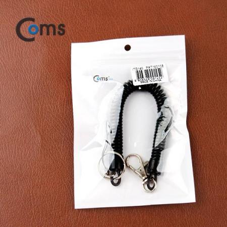 디바이스마트,컴퓨터/모바일/가전 > 스마트폰/스마트기기 > 모바일 주변기기 > 기타 주변기기,Coms,스프링 스트랩 OD: 11mm, 15cm / Black [ITB145],휴대폰 분실방지 / 열쇠고리 / 떨어뜨림 방지