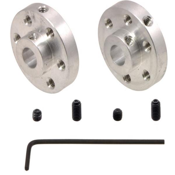 Pololu Universal Aluminum Mounting Hub for 6mm Shaft, #4-40 Holes (2-Pack) #1083