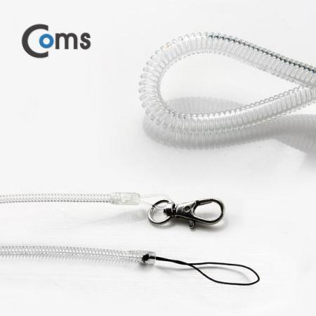 디바이스마트,컴퓨터/모바일/가전 > 스마트폰/스마트기기 > 모바일 주변기기 > 기타 주변기기,Coms,스프링 스트랩 OD: 3.5mm, 13cm/투명 [ITB140],3.5mm, 13cm/투명