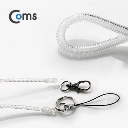 디바이스마트,컴퓨터/모바일/가전 > 스마트폰/스마트기기 > 모바일 주변기기 > 기타 주변기기,Coms,스프링 스트랩 OD: 3.5mm, 20cm/투명 [ITB142],3.5mm, 20cm/투명