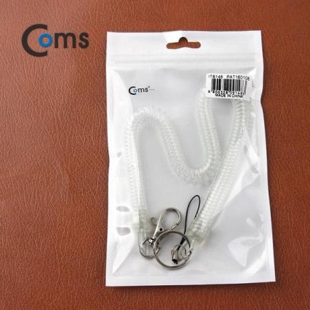 디바이스마트,컴퓨터/모바일/가전 > 스마트폰/스마트기기 > 모바일 주변기기 > 기타 주변기기,Coms,스프링 스트랩 OD: 11mm, 30cm/투명 [ITB148],11mm, 30cm/투명