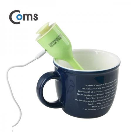 디바이스마트,컴퓨터/모바일/가전 > 가전/생활용품 > 계절가전 > 가습기/제습기,Coms,USB 가습기 (stick/green/컵활용) [ITB127],stick/white/컵활용