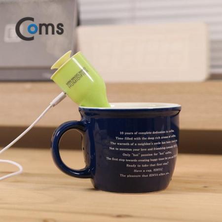 디바이스마트,컴퓨터/모바일/가전 > 가전/생활용품 > 계절가전 > 가습기/제습기,Coms,USB 가습기 (stick/green/컵활용) [ITB127],stick/white/컵활용