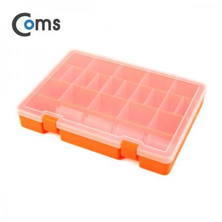 디바이스마트,공구함/작업대/엔클로저 > 공구함/부품함 > 다용도정리함(케이스),Coms,다용도 PVC 수납함 (18*25cm) [ITB634],부품, 약, 작은소품 등 종류별 나누어 보관