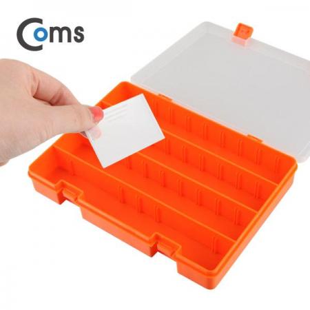 디바이스마트,공구함/작업대/엔클로저 > 공구함/부품함 > 다용도정리함(케이스),Coms,다용도 PVC 수납함 (18*25cm) [ITB634],부품, 약, 작은소품 등 종류별 나누어 보관