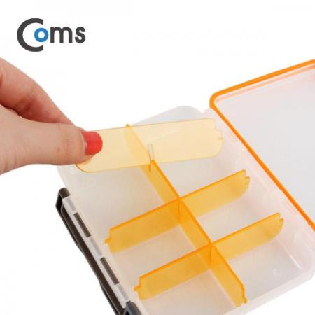 디바이스마트,공구함/작업대/엔클로저 > 공구함/부품함 > 다용도정리함(케이스),Coms,다용도 PVC 통, 8단 [ITB628],부품, 약, 작은소품 등 종류별 나누어 보관