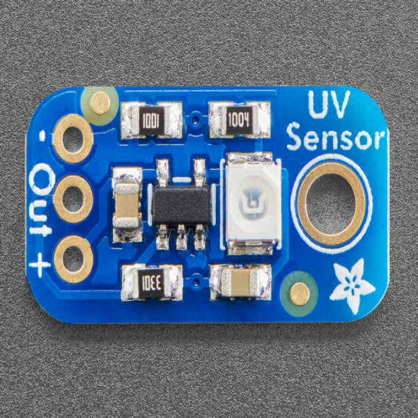 디바이스마트,MCU보드/전자키트 > 센서모듈 > 빛/조도/컬러/UV > 컬러/UV센서,Adafruit,Analog UV Light Sensor Breakout - GUVA-S12SD [ada-1918],240-370mm 범위의 빛을 감지할 수 있는 UV 센서입니다.