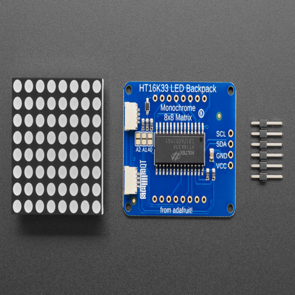 디바이스마트,LED/LCD > FND/도트매트릭스 > 도트매트릭스 > 8X8 도트매트릭스,Adafruit,Adafruit Small 1.2인치 8x8 LED Matrix w/I2C Backpack - Red [ada-1049],배열 : 8x8 / 사이즈 : 1.2inch / 픽셀 : 64 / 색상 : 레드(Red)