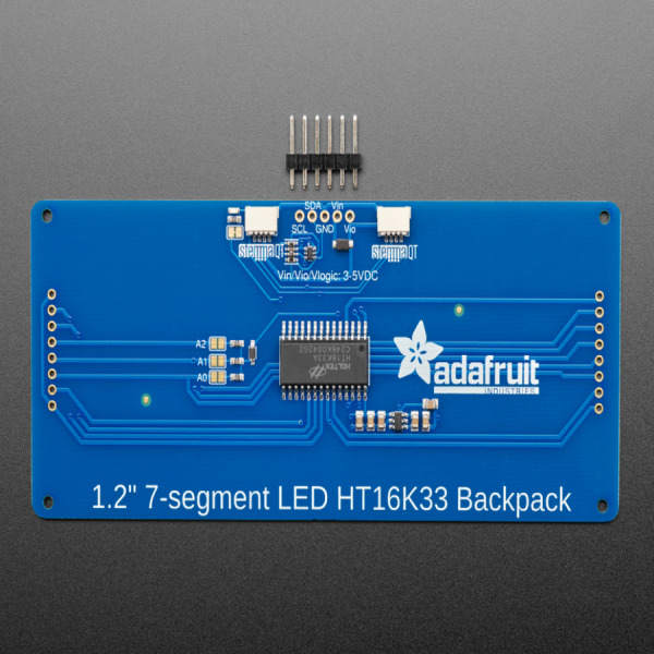 디바이스마트,LED/LCD > FND/도트매트릭스 > FND(세그먼트LED) > FND,Adafruit,Adafruit 1.2' 4-Digit 7-Segment Display w/I2C Backpack - Yellow [ada-1269],배열 : 4자리 / 사이즈 : 1.2inch / 색상 : 옐로우(Yellow) / :