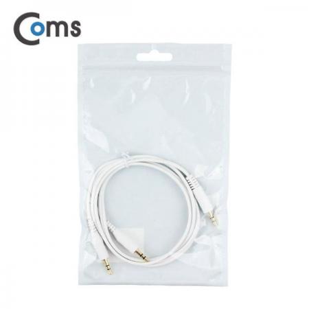 디바이스마트,케이블/전선 > 영상/음향 케이블 > 스테레오/RCA 케이블,Coms,스테레오 케이블 Y형 1M White [BU783],Y형 스테레오 케이블 / 길이 : 1M / 색상 : 화이트