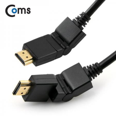 디바이스마트,케이블/전선 > 영상/음향 케이블 > HDMI 케이블,Coms,HDMI 케이블(회전형), 1.8M [ITB206],HDMI 2.0 케이블 / 회전형 / 길이 : 1.8M