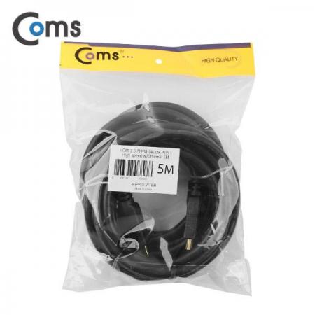 디바이스마트,케이블/전선 > 영상/음향 케이블 > HDMI 케이블,Coms,HDMI 케이블(v 2.0/일반) 5M / 4Kx2K@60Hz 지원 [WT898],HDMI 2.0 케이블 / 길이 : 5M / 4K2K (Ultra HD), 60Hz지원