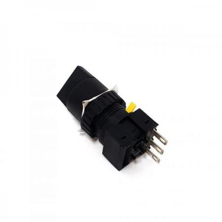 디바이스마트,스위치/부저/전기부품 > 산업용 스위치/제어 기기 > 제어/안전 스위치,Koino,LED타입 셀렉터스위치 KSL-16S2-L,은합금으로 제작되었으며, 접점은 일반 기계 부품에서부터 저전류를 사용하는 곳까지 폭넓게 사용가능. 중국 국가 강제성 상품인증