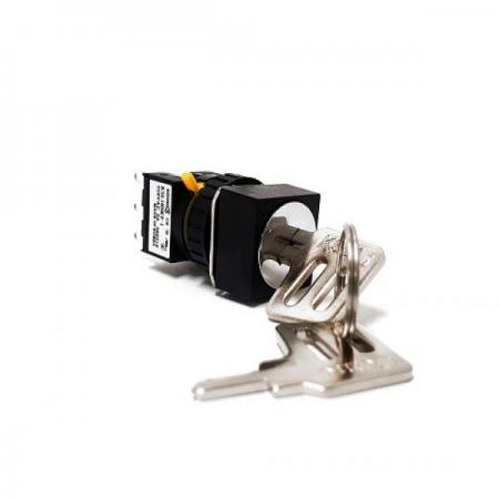 디바이스마트,스위치/부저/전기부품 > 산업용 스위치/제어 기기 > 제어/안전 스위치,Koino,셀렉터 키 스위치 KSL-16SK2,은합금으로 제작되었으며, 접점은 일반 기계 부품에서부터 저전류를 사용하는 곳까지 폭넓게 사용가능. 중국 국가 강제성 상품인증