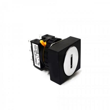 디바이스마트,스위치/부저/전기부품 > 산업용 스위치/제어 기기 > 제어/안전 스위치,Koino,셀렉터 키 스위치 KSL-16RK3-2,은합금으로 제작되었으며, 접점은 일반 기계 부품에서부터 저전류를 사용하는 곳까지 폭넓게 사용가능. 중국 국가 강제성 상품인증