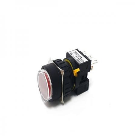 디바이스마트,스위치/부저/전기부품 > 산업용 스위치/제어 기기 > 제어/안전 스위치,Koino,조광형 누름버튼 스위치 KBL-16AT,은합금으로 제작되었으며, 접점은 일반 기계 부품에서부터 저전류를 사용하는 곳까지 폭넓게 사용가능. 중국 국가 강제성 상품인증