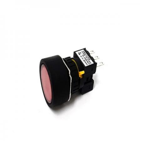 디바이스마트,스위치/부저/전기부품 > 산업용 스위치/제어 기기 > 제어/안전 스위치 > 누름버튼 스위치(22파이 이하),Koino,조광형 누름버튼 스위치 KBL-160AT-L,은합금으로 제작되었으며, 접점은 일반 기계 부품에서부터 저전류를 사용하는 곳까지 폭넓게 사용가능. 중국 국가 강제성 상품인증