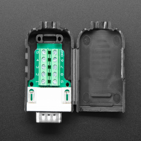 디바이스마트,커넥터/PCB > I/O 커넥터 > 젠더류 > 모니터(영상) 젠더,Adafruit,DE-9 (DB-9) Male Plug to Terminal Block Breakout [ada-3123],터미널 블럭 보드에 연결이 가능한 DE-9 플러그입니다.