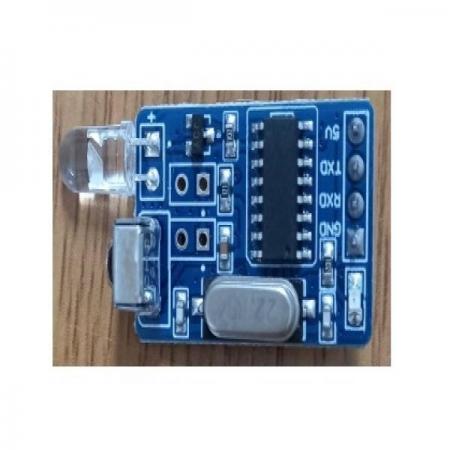 디바이스마트,MCU보드/전자키트 > 센서모듈 > 라이다/거리/초음파/라인 > 적외선(IR)/라인센서,네오틱스,적외선(Ir) 리모컨 신호 송신-수신 모듈 (NC-IRSTM),CPU(MCU)  또는  컴퓨터(PC)등 UART  신호를  이용하여  일반적인  적외선  리모컨의 제어신호(NEC format)를  송신/수신  할  수  있는  모듈