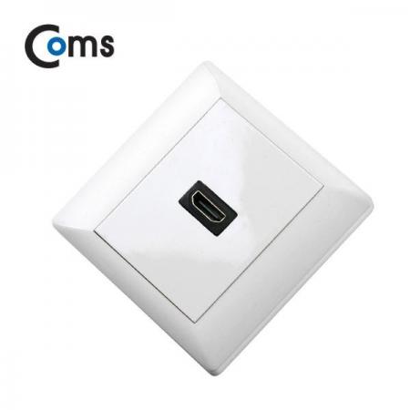 디바이스마트,커넥터/PCB > 플러그/잭 > 매입형 소켓 > 페이스플레이트/프레임,Coms,HDMI 월 플레이트 (HDMI F/F) 1P, 꺾임형 [IB407],월 플레이트 / HDMI 포트(꺾임형)