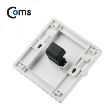 디바이스마트,커넥터/PCB > 플러그/잭 > 매입형 소켓 > 페이스플레이트/프레임,Coms,HDMI 월 플레이트 (HDMI F/F) 1P, 꺾임형 [IB407],월 플레이트 / HDMI 포트(꺾임형)