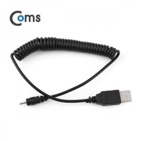 디바이스마트,케이블/전선 > USB 케이블 > 충전케이블(MM) > DC 전원 충전케이블,Coms,USB 전원 케이블(스프링/DC 2.0) [NA319],USB 전원 연결용 스프링 케이블 / 규격 : DC 2.0mm