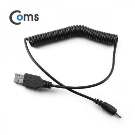 디바이스마트,케이블/전선 > USB 케이블 > 충전케이블(MM) > DC 전원 충전케이블,Coms,USB 전원 케이블(스프링/DC 2.35 x 1.7) [NA315],USB 전원 연결용 스프링 케이블 / 규격 : DC 2.35mm x 1.7mm