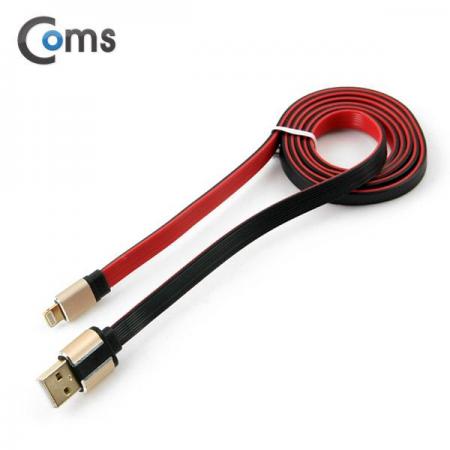 디바이스마트,컴퓨터/모바일/가전 > 스마트폰/스마트기기 > 케이블/젠더 > 애플 전용 케이블,Coms,라이트닝 케이블 USB/Lightning 8P (Flat Metal), 1M [FW339],USB/Lightning 8P (Flat Metal), 1M