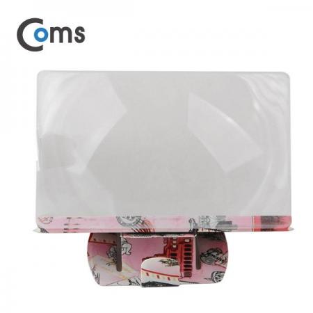 디바이스마트,컴퓨터/모바일/가전 > 스마트폰/스마트기기 > 모바일 주변기기 > 기타 주변기기,Coms,스마트폰 확대경, 2~4배 (핑크 일러스트) [IB465],핑크 일러스트