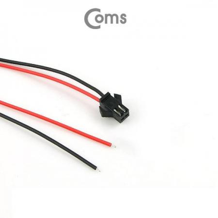 디바이스마트,케이블/전선 > 점퍼/하네스/악어/바나나 > 점퍼 와이어/케이블,Coms,점퍼 케이블(2P) 연장 30cm, Red/Black [BE448],점퍼 2핀 연장 케이블 / 길이 : 30cm / 색상 : Red/Black