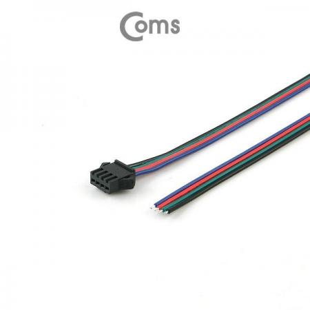 디바이스마트,케이블/전선 > 점퍼/하네스/악어/바나나 > 점퍼 와이어/케이블,Coms,점퍼 케이블(4P) 연장 30cm, Red/Black/Green/Blue [BE449],점퍼 4핀 연장 케이블 / 길이 : 30cm / 색상 : Red/Black/Green/Blue